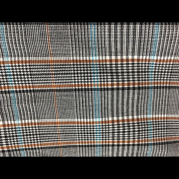 Chatham slim leg ankle length pants 8P Sits at waist Talbots plaid office NWT - Picture 11 of 14